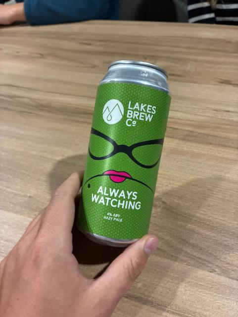 Always Watching 4.0%, Lakes Brew Co., England
