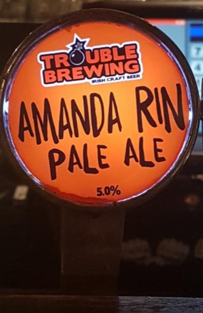 Amanda Rin 5.0%, Trouble Brewing, Ireland