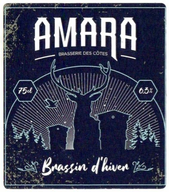 Amara Brassin D'Hiver 6.3%, Brasserie Amara, France