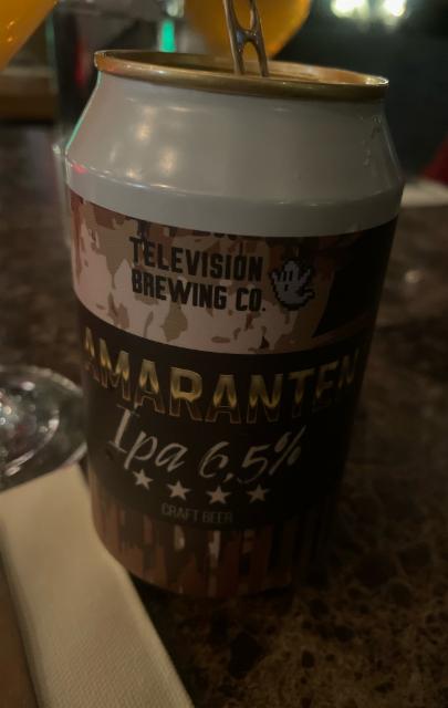 Amaranten IPA, Television Brewing Company