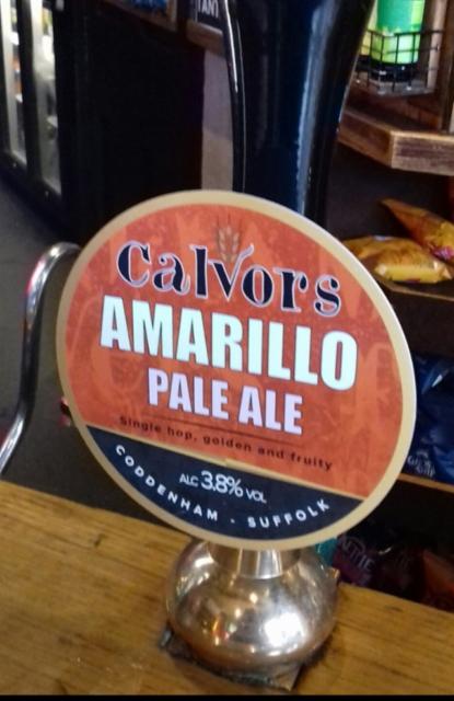 Amarillo Pale Ale 3.8%, Calvors Brewery, England