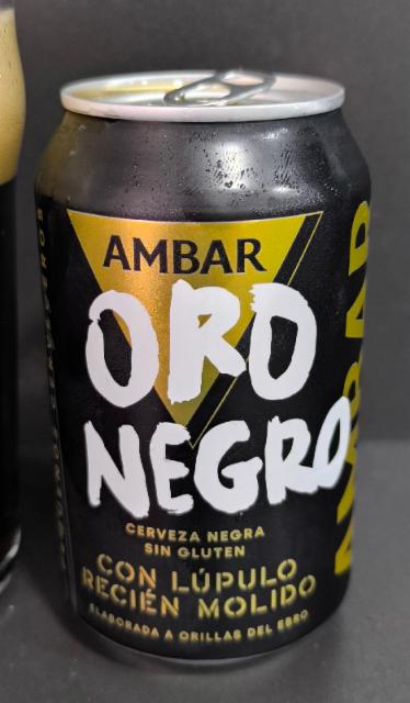 Ambar oro negro 5.6%, La Zaragozana, Spain