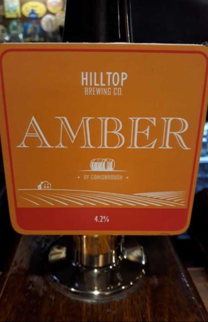 Amber 4.2%, Hilltop Brewing Co., England