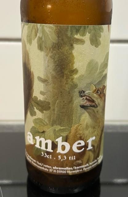 Amber 5.3%, Grönbacka Panimo, Finland