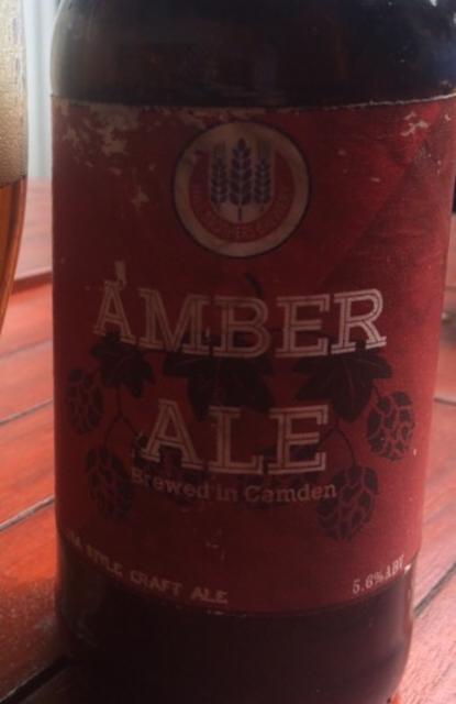 Amber Ale 4.0%, Hill Brothers Brewery, England