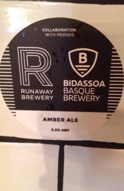 Amber Ale 5.2%, The Runaway Brewery, England