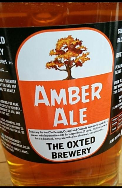 Amber Ale 3.9%, The Oxted Brewer, England