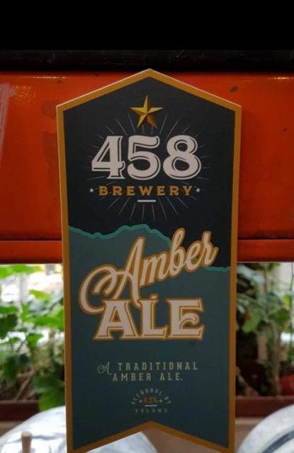 Amber Ale 4.5%, 458 Brewery, England