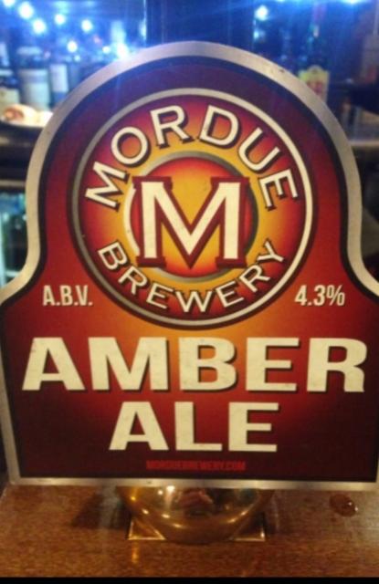 Amber Ale 4.3%, MordueBrewery, England