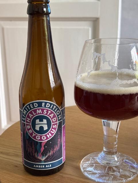 Amber Ale 5.9%, Halmstad Brygghus, Sweden