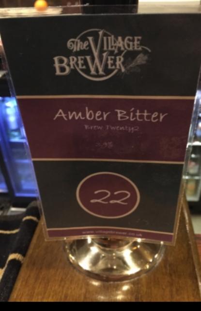 Amber Bitter 3.9%, The Village Brewer, England