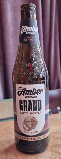 amber browar grand baltic porter, Browar Amber