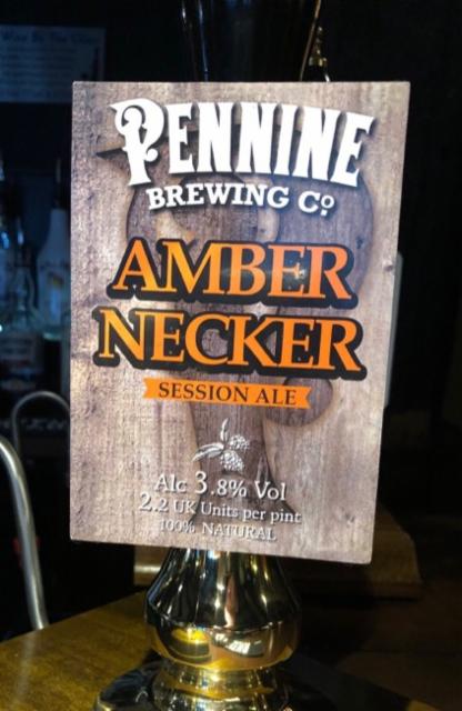 Amber Necker 3.8%, Pennine Brewing Co., England