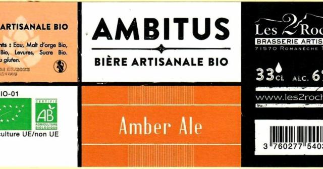 Ambitus Amber Ale, Brasserie Des 2 Roches [Closed]