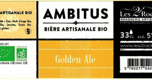 Ambitus Golden Ale, Brasserie Des 2 Roches [Closed]