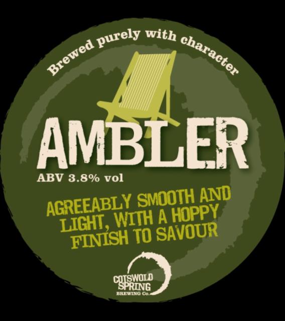 Ambler 3.8%, Cotswold Spring, England