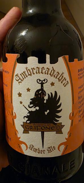 AMBRACADABRA AMBER ALE 6.5%, BIRRIFICIO OPIFICIO DELLA SALINE srl, Italy