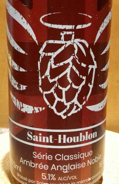 Ambrée Anglaise Noble 5.1%, Saint-Houblon - La Microbrasserie, Canada