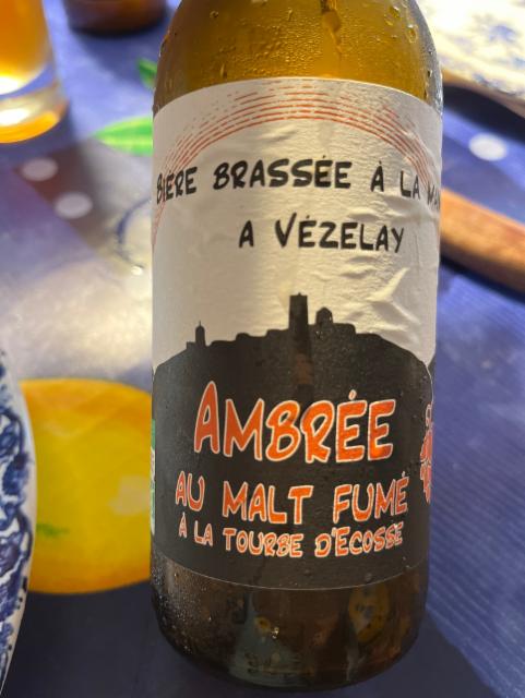 Colline Ambrée Au Malt Fumé 6.8%, Bières De La Colline, France