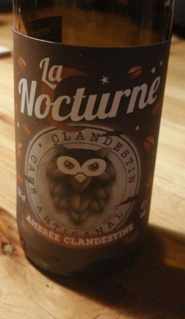 La Nocturne Ambrée Clandestine 6.0%, Brasserie La Nocturne, France