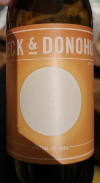 Ambrée Solaire 5.3%, Deck & Donohue, France