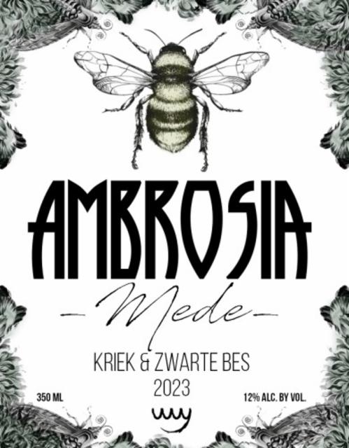 Ambrosia - Kriek & Zwarte Bes (2023) 12.0%, Boerenerf, Belgium