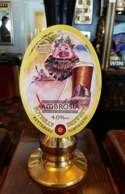 Ambrosia 4.0%, Potbelly Brewery Limited, England