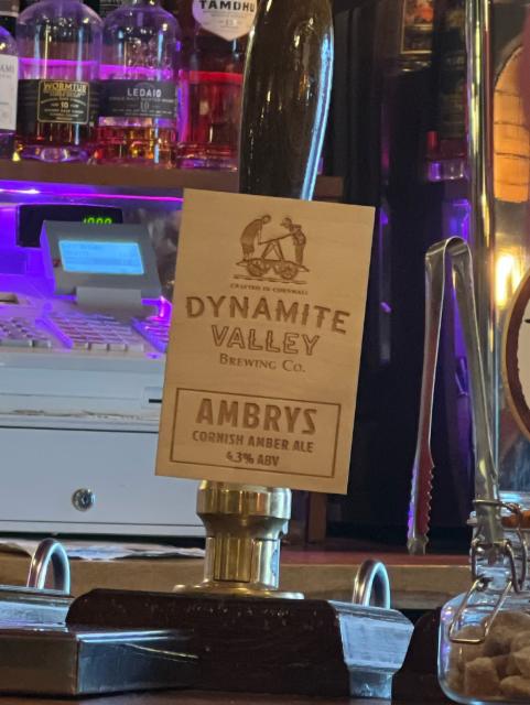 Ambrys 4.3%, Dynamite Valley Brewing Co., England