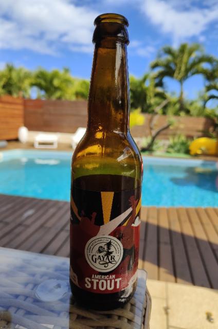 AMERICAIN STOUT 6.0%, Brasserie Gayar - Moka, Réunion
