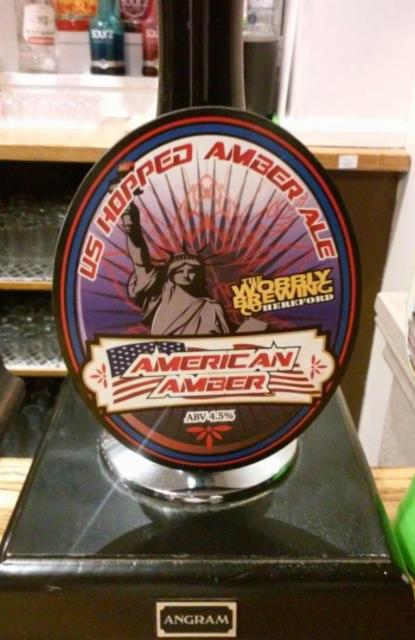 American Amber 4.5%, The Wobbly Brewing Company, England