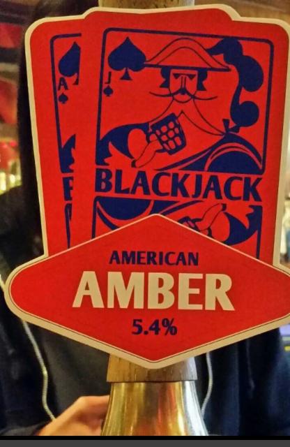 American Amber 5.4%, Blackjack Brewing Company, England