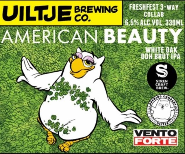 American Beauty 6.5%, Uiltje Brewing Co, Netherlands