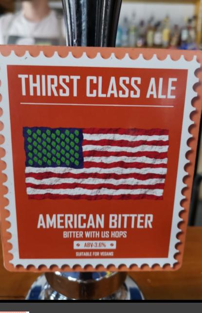 American Bitter 3.6%, Thirst Class Ale, England