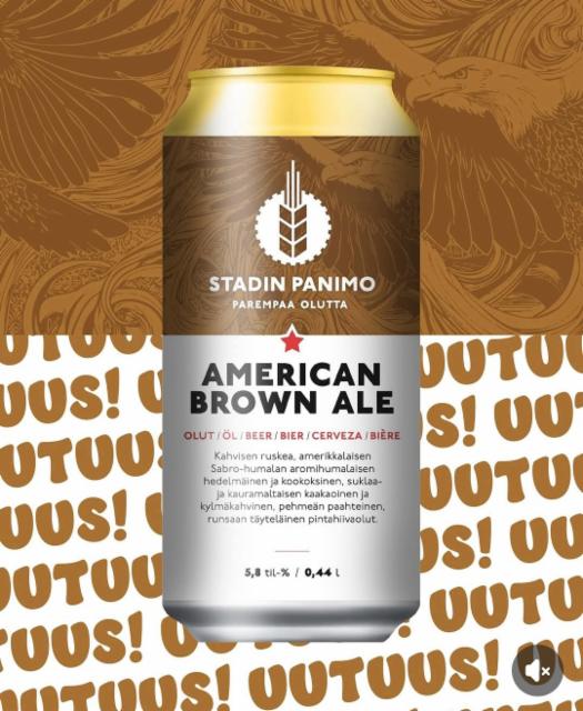 American Brown Ale 5.8%, Stadin Panimo, Finland