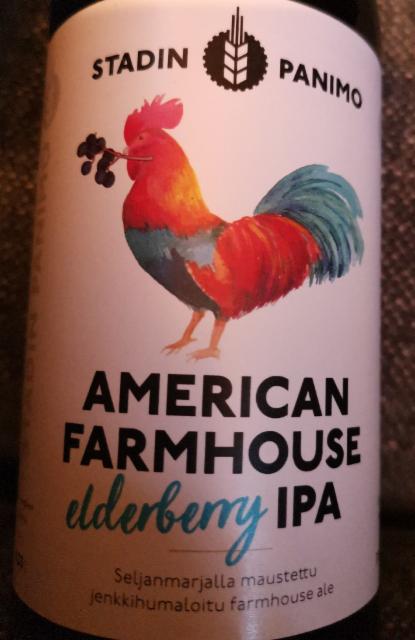 American Farmhouse Elderberry IPA 7.0%, Stadin Panimo, Finland