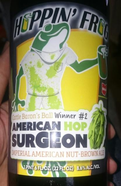 American Hop Surgeon 8.6%, Hoppin' Frog Brewery, United States