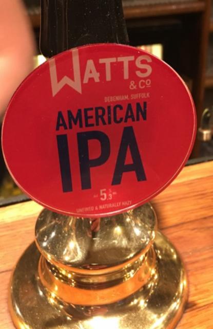 American IPA 5.3%, Watts & Co., England