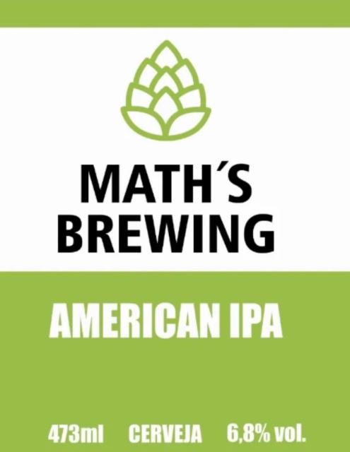 American IPA 6.8%, Math's Brewing, Brazil