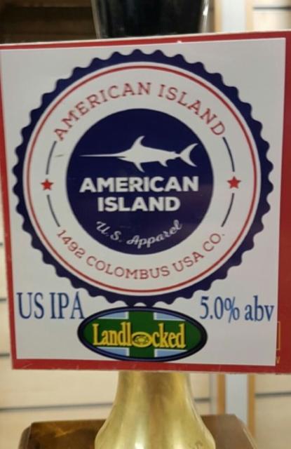 American Island 5.0%, Landlocked Brewing Co, England