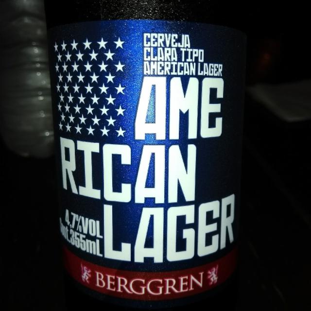 American Lager Rican 4.7%, Cervejaria Berggren, Brazil