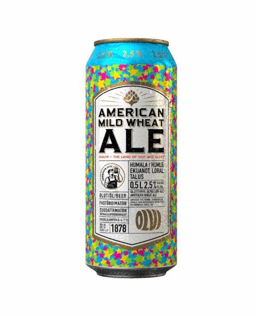 American Mild Wheat Ale 2.5%, Olvi, Finland