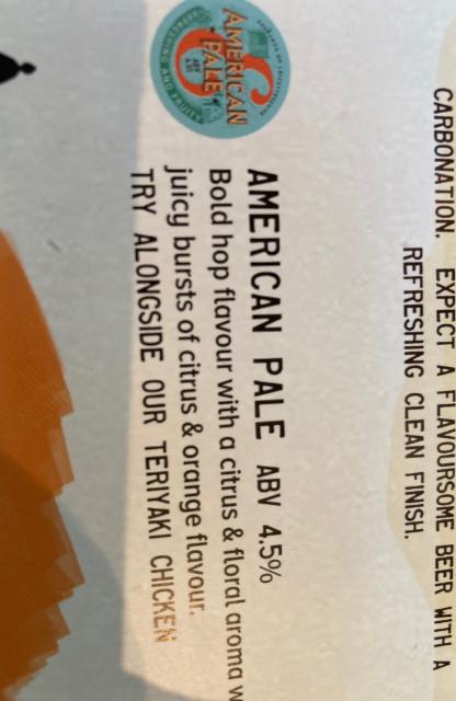 American Pale 4.5%, Everards, England