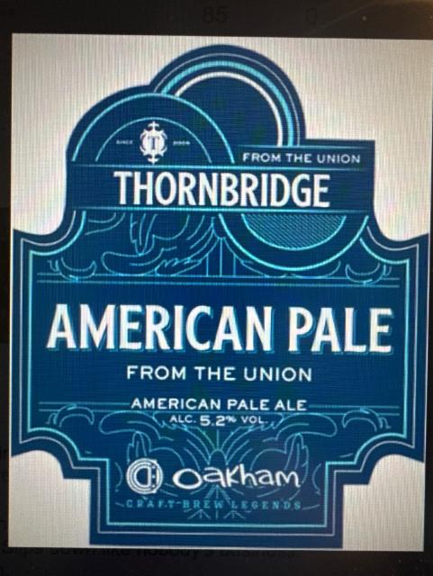 American Pale Ale - From The Union, Thornbridge Brewery