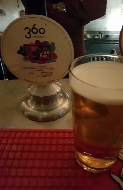 360° American Pale Ale 5.0%, 360° Brewing Company, England