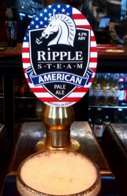 Ripple Steam American Pale Ale 4.5%, Ripple Steam Brewery, England