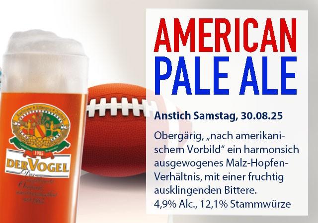 American Pale Ale 4.9%, Vogelbräu Karlsruhe/Ettlingen/Durlach, Germany