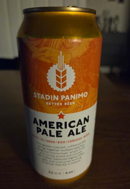 Stadin American Pale Ale 5.3%, Stadin Panimo, Finland