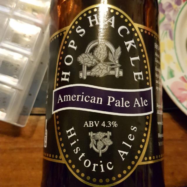 Hopshackle American Pale Ale 4.3%, Hopshackle Historic Ales, England