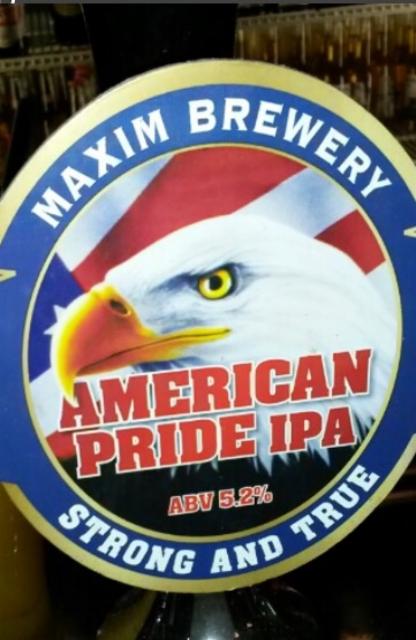 American Pride 5.2%, Maxim Brewery, England