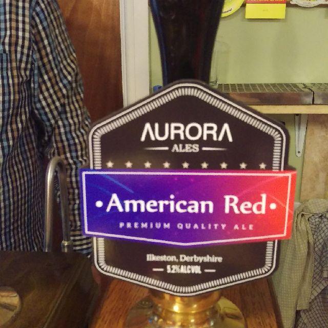 American Red 5.2%, Aurora Ales, England